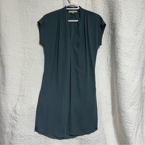 MONK & LOU Womens Green Cap Sleeve Shift Dress, Size X-Small, #312